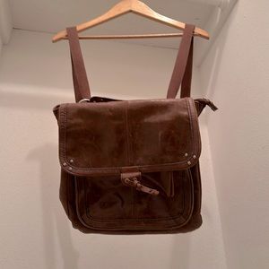 The Sak Ventura Backpack convertible to crossbody Leather Distressed versatile